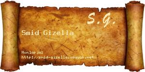 Smid Gizella névjegykártya